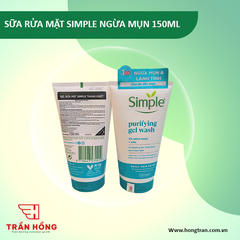 SỮA RỬA MẶT SIMPLE NGỪA MỤN & LÀNH TÍNH (PURIFYING) 150ML x 6 CHAI