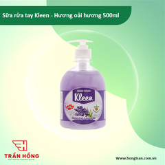 Sữa rửa tay Kleen - Hương oải hương 500ml x 12 chai