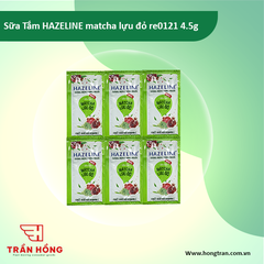 Sữa Tắm HAZELINE matcha lựu đỏ re0121 4.5gx12/84 dây