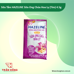 Sữa Tắm HAZELINE Sữa Ong Chúa Hoa Ly (Tím) 4.5gx12/84Dây