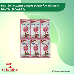 Sữa Tắm HAZELINE S.Da D.Ẩm Y.Mạch D.Tằm (Hồng) 4.5gx12/84Dây