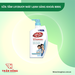 SỮA TẮM LIFEBUOY MÁT LẠNH SẢNG KHOÁI 800G/12CHAI