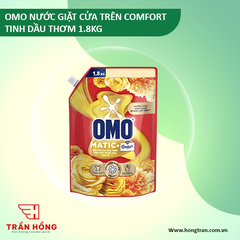 NƯỚC GIẶT OMO MATIC TINH DAU THOM CUA TRÊN 1.8KG x 4 TÚI