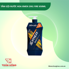 TẮM GỘI NƯỚC HOA XMEN 2IN1 FIRE 650ML x 12 CHAI