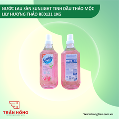 NƯỚC LAU SÀN SUNLIGHT TINH DẦU THẢO MỘC LILY HƯƠNG THẢO RE0121 1KG x 12 chai