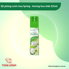 Xịt phòng nước hoa Spring - Hương hoa nhài 225ml x 24 chai