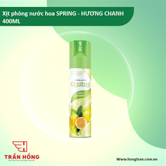 Xịt phòng nước hoa  SPRING - HƯƠNG CHANH 400ML x 12 chai