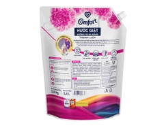 NƯỚC GIẶT COMFORT DƯỠNG VẢI THỜI THANH LỊCH ( HỒNG ) 3.6L x 4 TÚI