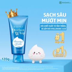 Sữa rửa mặt Senka Xanh Whip x 48 tuýp