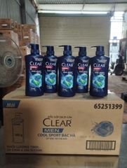 DẦU GỘI CLEAR MEN COOL SPORT BẠC HÀ 350ML x 24 CHAI