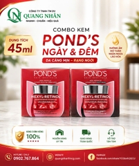 Combo 2 Hủ kem dưỡng ngăn ngừa Lão Hoá Ponds ngày vs đêm 45Gr