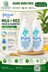 Sữa Tắm Johnson's sữa và gạo 500ML x 12 chai