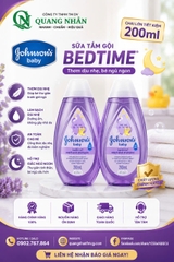 Sữa tắm gội Johnson's baby bedtime bath 200ml x 48 chai
