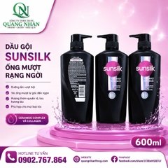 DẦU GỘI SUNSILK ÓNG MƯỢT RẠNG NGỜI 600g/8 Chai