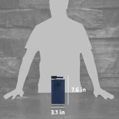 [CỔ LỖ SĨ] STANLEY 8OZ 5OZ CLASSIC FLASK BÌNH [Hàng chuẩn, nhậpUS]