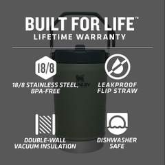 [CỔ LỖ SĨ] STANLEY FLIP JUG 40 OZ BÌNH GIỮ NHIỆT [Hàng chuẩn, nhậpUS]