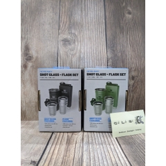 [CỔ LỖ SĨ] STANLEY ADVENTURE PRE-PARTY SHOT GLASS + FLASK SET BÌNH ĐỰNG NƯỚC [Hàng chuẩn, nhậpUS]