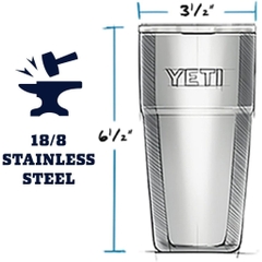[CỔ LỖ SĨ] YETI PINT 16 OZ CỐC GIỮ NHIỆT [Hàng chuẩn, shipUS]
