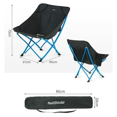 [Cổ Lỗ Sĩ] NATUREHIKE MOON FOLDING Ghế gấp YL04 NH18X004-Y  [Chính hãng]