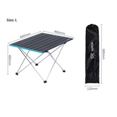 [Cổ Lỗ Sĩ] NATUREHIKE bàn gấp siêu nhẹ FT08 bằng nhôm NH19Z008-Z [Chính hãng]