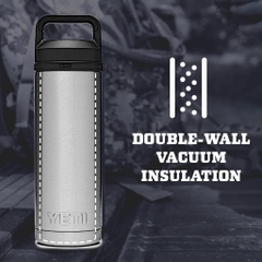 [CỔ LỖ SĨ] YETI RAMBLER 18 OZ CHUTE CAP BÌNH GIỮ NHIỆT [Hàng chuẩn, nhậpUS]