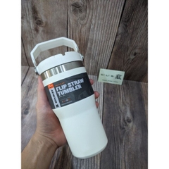 [CỔ LỖ SĨ] STANLEY ICE FLOW FLIP STRAW TUMBLER 20 OZ BÌNH GIỮ NHIỆT [Hàng chuẩn, nhậpUS]