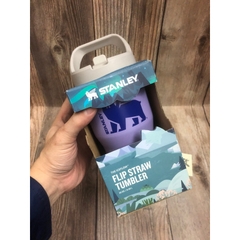 [CỔ LỖ SĨ] STANLEY FLIP STRAW TUMBLER 20OZ BÌNH GIỮ NHIỆT QUAI CỨNG [Hàng chuẩn, nhậpUS]