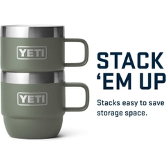 [CỔ LỖ SĨ] YETI RAMBLER ESPRESSO CUP  6 OZ - PACK 2 CỐC GIỮ NHIỆT [Hàng chuẩn, shipUS]