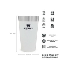 [CỔ LỖ SĨ] STANLEY STACKING BEER PINT 16 OZ CỐC GIỮ NHIỆT [Hàng chuẩn, nhậpUS]