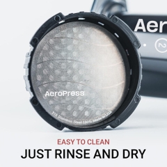 [CỔ LỖ SĨ] AEROPRESS STAINLESS STEEL REUSABLE FILTER TẤM LỌC BẰNG SẮT [Hàng chuẩn, madeinUSA]