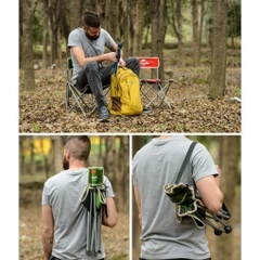 [Cổ Lỗ Sĩ] NATUREHIKE LIGHT FOLDING Ghế xếp có tựa nhỏ gọn NH16J001-J [Chính hãng]