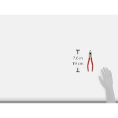 [CỔ LỖ SĨ] KNIPEX COMBINATIONKÌM CÁN PVC 03 01 180/160