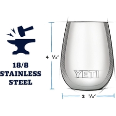 [CỔ LỖ SĨ] YETI RAMBLER WINE 10 OZ CỐC GIỮ NHIỆT [Hàng chuẩn, shipUS]