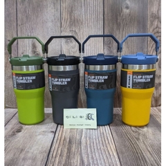 [CỔ LỖ SĨ] STANLEY ICE FLOW FLIP STRAW TUMBLER 20 OZ BÌNH GIỮ NHIỆT [Hàng chuẩn, nhậpUS]