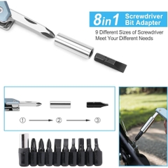 Cờ lê đa năng hiệu Nextool mã NE20293A, bằng thép không gỉ, chiều dài 164 mm, màu xanh (Light Wrench W2)
