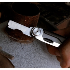 Dao đa năng hiệu Nextool mã NE20153 bằng thép không gỉ, chiều dài 110.8 mm, màu đen (EDC Multifunctional Knife)