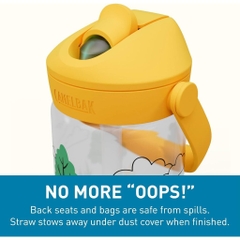 CamelBak Thrive Flip Straw Kids 400ml (14oz) Tritan Renew Bình nước trẻ em Ống hút chống tràn, không BPA