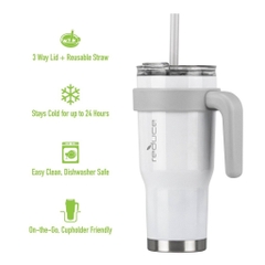 [CỔ LỖ SĨ] REDUCE COLD MUG WITH LID AND STRAW 24 OZ CỐC GIỮ NHIỆT