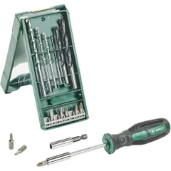 [Cổ Lỗ Sĩ] BOSCH MINI X-LINE 15+1 Bộ khoan vít [Hàng chuẩn, shipĐức]
