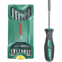 [Cổ Lỗ Sĩ] BOSCH MINI X-LINE 15+1 Bộ khoan vít [Hàng chuẩn, shipĐức]