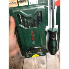[Cổ Lỗ Sĩ] BOSCH MINI X-LINE 15+1 Bộ khoan vít [Hàng chuẩn, shipĐức]