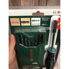 [Cổ Lỗ Sĩ] BOSCH MINI X-LINE 15+1 Bộ khoan vít [Hàng chuẩn, shipĐức]