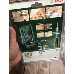 [Cổ Lỗ Sĩ] BOSCH MINI X-LINE 15+1 Bộ khoan vít [Hàng chuẩn, shipĐức]