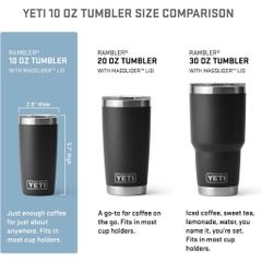 [CỔ LỖ SĨ] YETI RAMBLER 10 OZ TUMBLER CỐC GIỮ NHIỆT [Hàng chuẩn, shipUS]