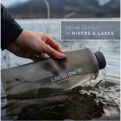 [Cổ Lỗ Sĩ| LIFESTRAW PERSONAL WATER FILTER WITH BOTTLE BỘ LỌC NƯỚC KÈM BÌNH cầm tay, nhỏ gọn [Hàng chuẩn, ship US]