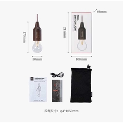 [Cổ Lỗ Sĩ] NATUREHIKE PULL SWITCHLIGHT ĐÈN CẮM TRẠI NH21ZM002 [Chính hãng]