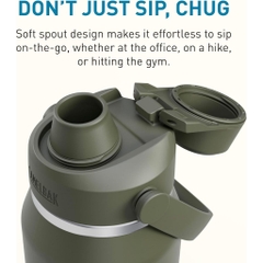 CamelBak Thrive Chug Insulated 32oz (1L) – Bình Giữ Nhiệt Inox Cao Cấp, Nắp Chug Chống Rò Rỉ, Giữ Lạnh 24H