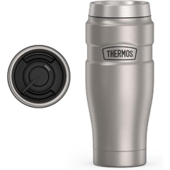 THERMOS 470ml (16oz) Stainless King SK1005 Binh giữ nhiệt – Giữ nóng 7h, lạnh 18h, chống rò rỉ DrinkLock, inox 18/8 cao