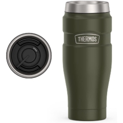 THERMOS 470ml (16oz) Stainless King SK1005 Binh giữ nhiệt – Giữ nóng 7h, lạnh 18h, chống rò rỉ DrinkLock, inox 18/8 cao