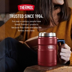 THERMOS Stainless King 16oz (470ml) SK1600 Cốc Giữ Nhiệt Giữ Nóng 6H, Lạnh 18H, Nắp Trượt Chống Tràn, Inox 304 Cao Cấp